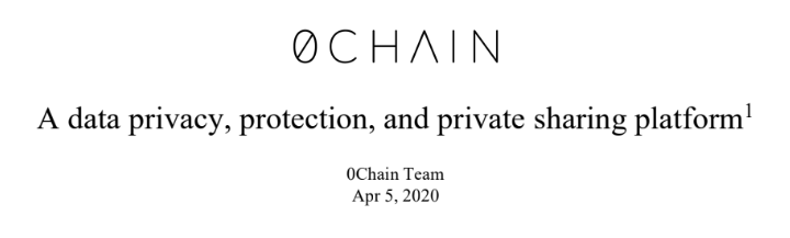 0chain white paper